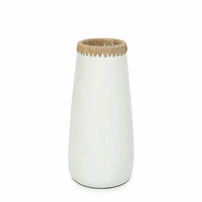 Vase Sneaky - Blanc Naturel - M