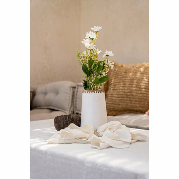 vase sneaky blanc naturel m