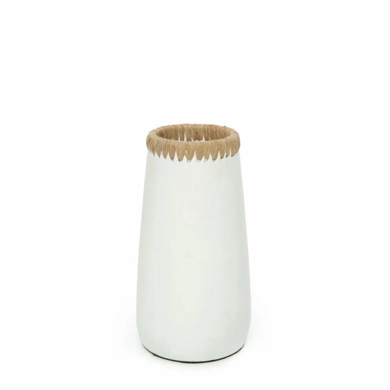 vase sneaky blanc naturel m