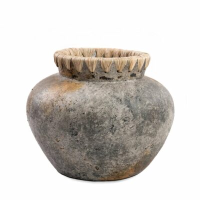 Vase décoratif Styly - Terre Cuite Gris Antique - M