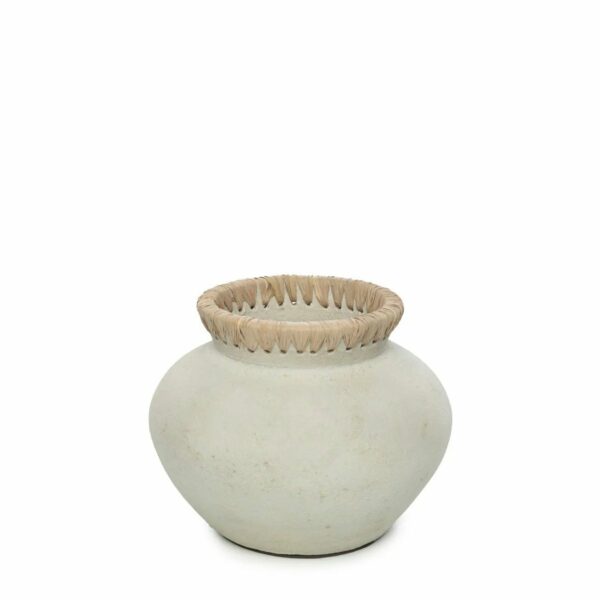 vase en béton naturel styly taille s