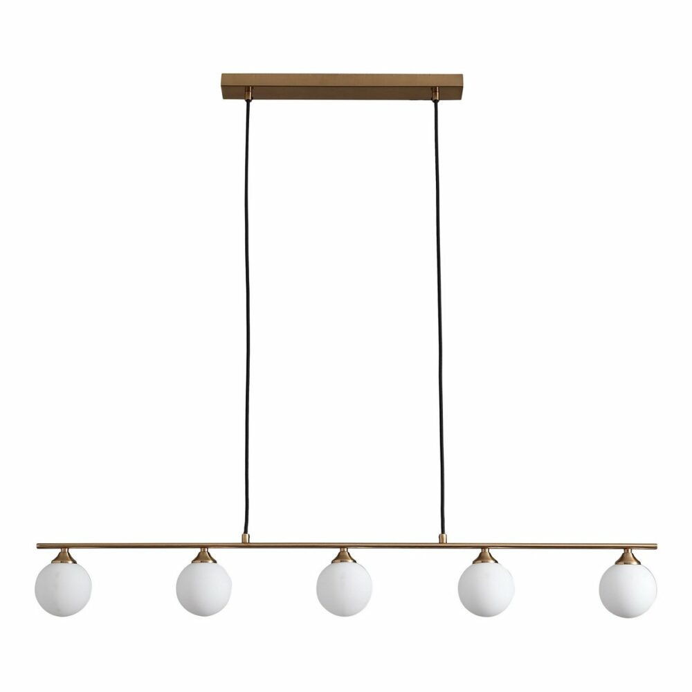 suspension halifax laiton cordon en tissu 150 cm vue de face