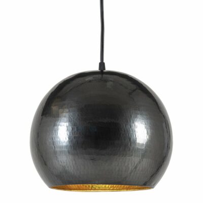 lampe boule albi lampe martelée gris foncé