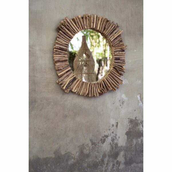 le miroir halo driftwood bois flotté naturel m