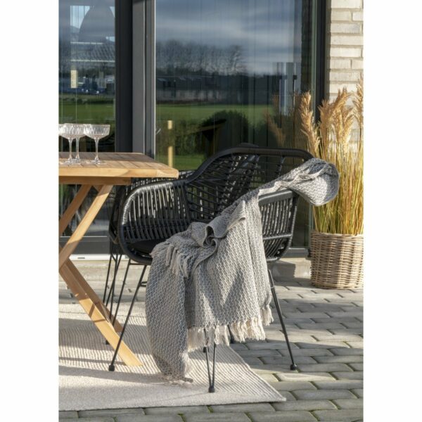 tapis rectangulaire 140x200 en pet recyclé minorque terrasse