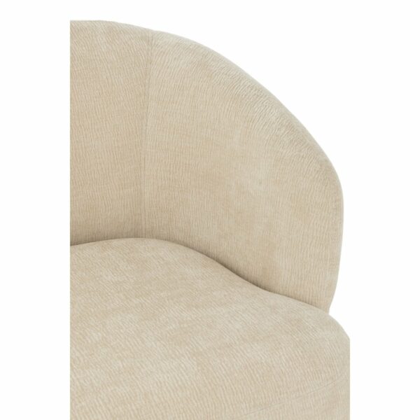 fauteuil lounge confort mars tissu beige