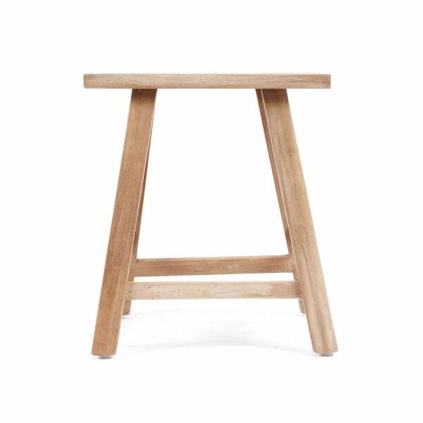 tabouret oriki bois de teck recyclé