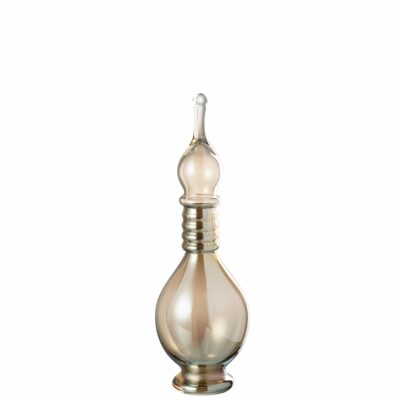 Carafe décorative 'Joey' Verre Beige 40 cm