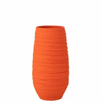 Vase Céramique Orange 55 cm Fiesta – Style et Éclat pour Votre Décor