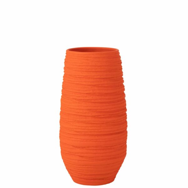 vase céramique orange 55 cm fiesta style et Éclat pour votre décor