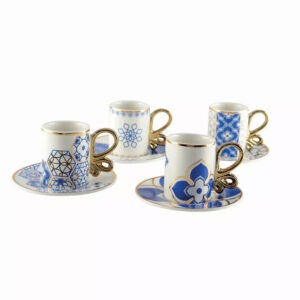 lot de 4 tasses à café empire