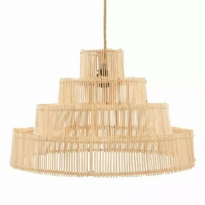 suspension wedding cake rotin naturel m