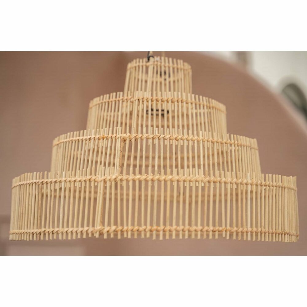 suspension wedding cake rotin naturel m face